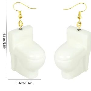 Toilet Earrings